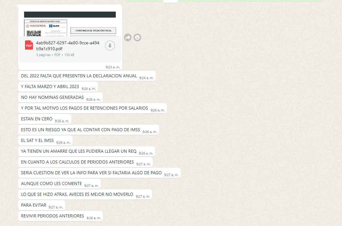 Evidencia de levantamiento